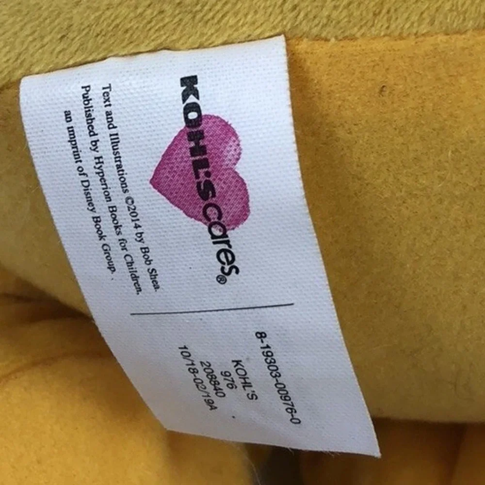 Kohl's Cares‎ Monster Plush Yellow Blue Horns Kids Toy 2014